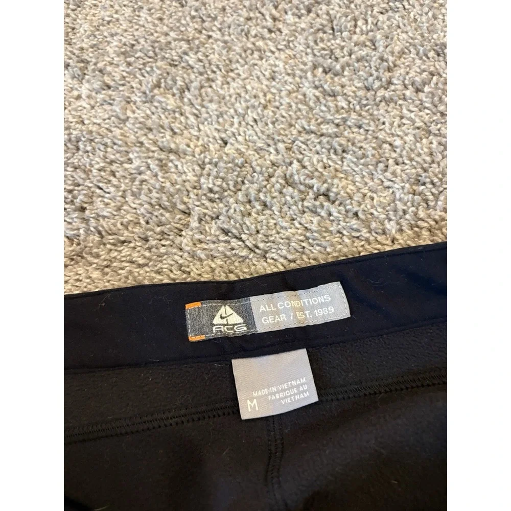 Nike ACG Pants Womens Medium Black Athletic Outdoor Fleece Lined GORPCORE